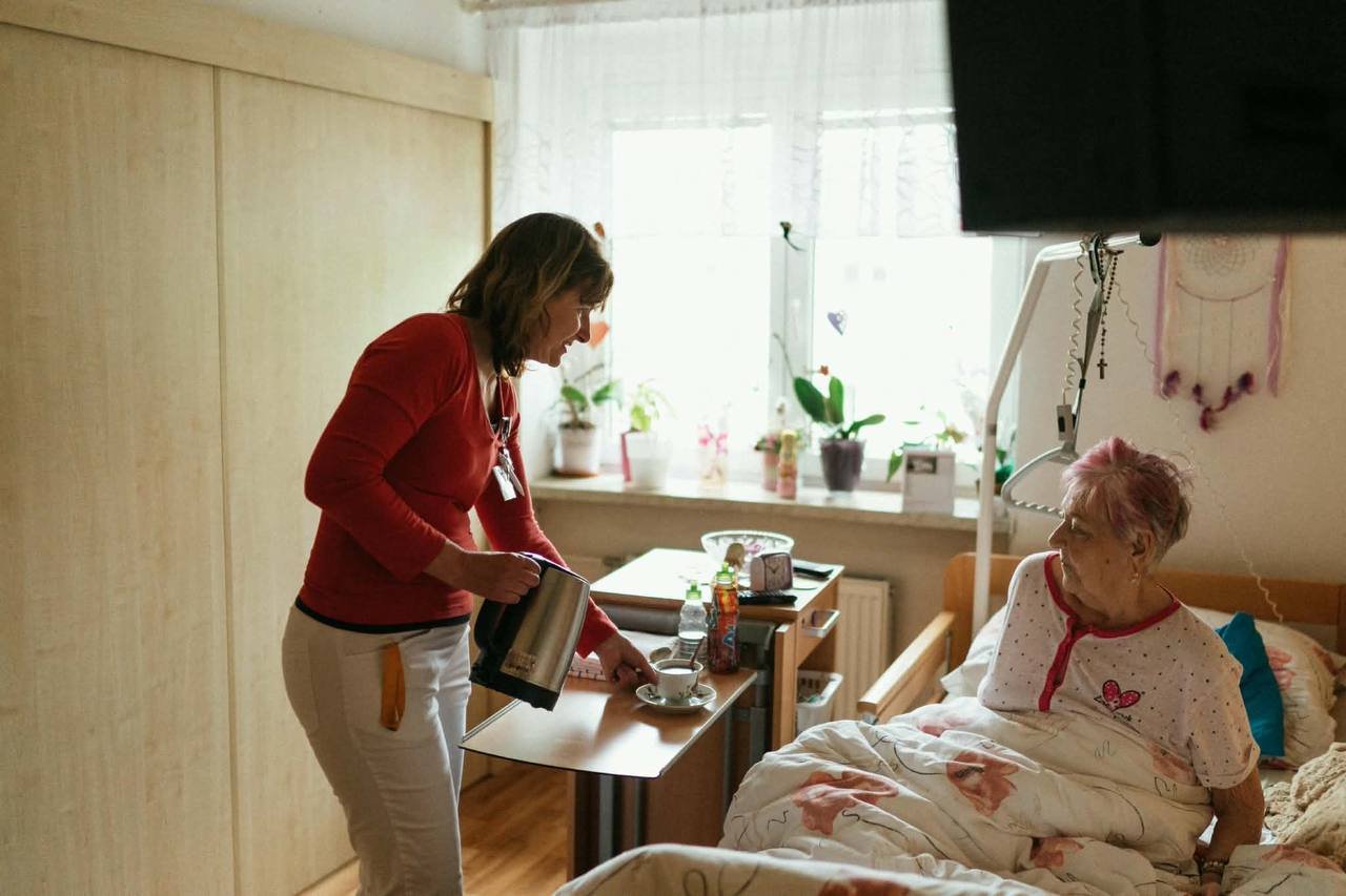 Support worker sharing update